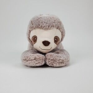 Douglas Baby Sloth Plush Stuffed Animal Light Projector Musical Taupe Brown 11in